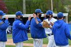 Baseball vs CGA  Wheaton College Baseball vs Coast Guard Academy during game one of the NEWMAC semi-finals playoffs. - (Photo by Keith Nordstrom) : Wheaton, baseball, NEWMAC